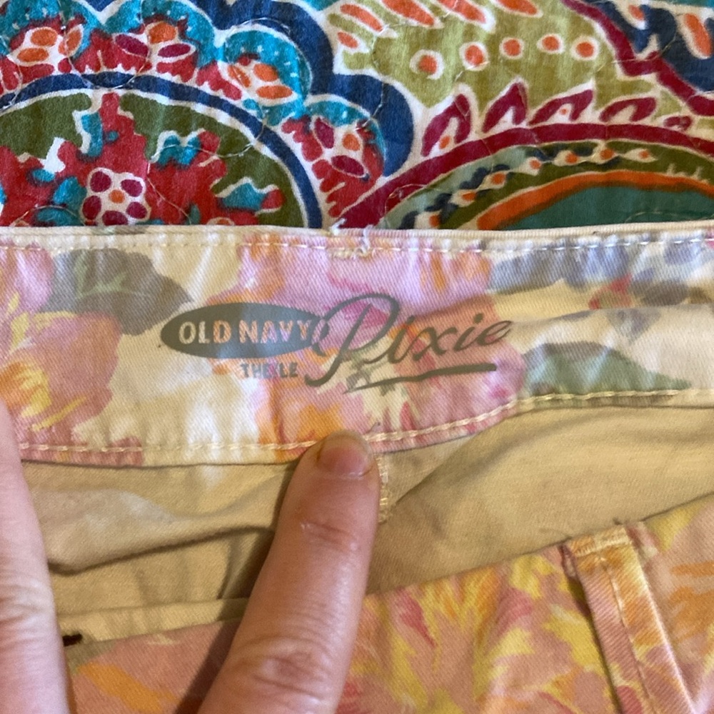 Floral Pixie Pants - image 2